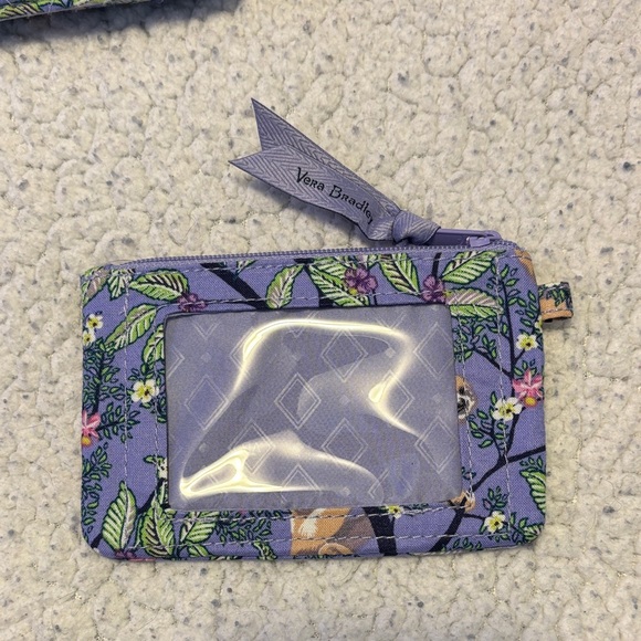 Vera Bradley Botanical Sloth crossbody and Wallet - Picture 3 of 9